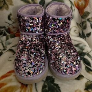 Purple UGG boots